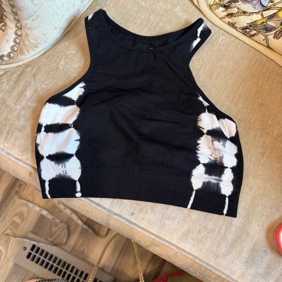 Spalding Black and White Tie-Dye Tank Top small - Picture 3 of 6